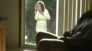 Cadela loira e magra ...